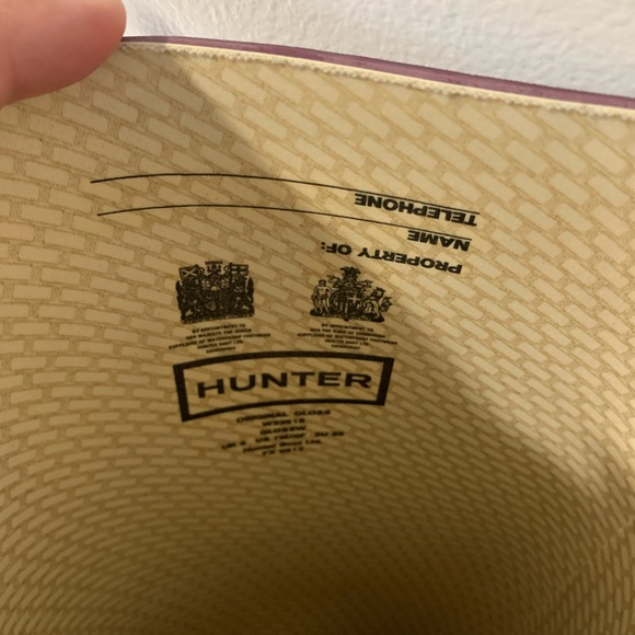 Purple Hunter rain boots size 8 - Picture 4 of 5